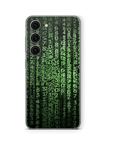 Skins4u Schutzfolie Skin Cover Skins Design Folie Kratzerschutz Aufkleber kompatibel mit Samsung Galaxy S22 Plus Matrix von Skins4u