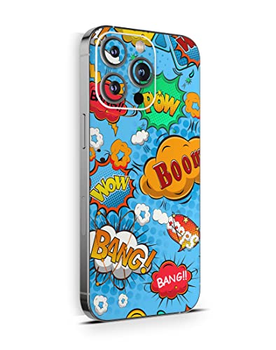 Skins4u Schutzfolie Skin Cover Skins Design Folie Kratzerschutz kompatibel mit iPhone 12 Comics blau Skins4u Schutzfolie Skin Cover Skins Design Folie Kratzerschutz kompatibel mit iPhone 12 Comics blau von Skins4u