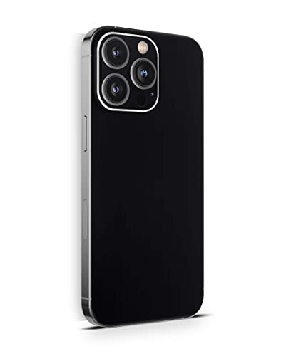 Skins4u Schutzfolie Skin Cover Skins Design Folie Kratzerschutz kompatibel mit iPhone 12 Pro MAX Solid State schwarz von Skins4u