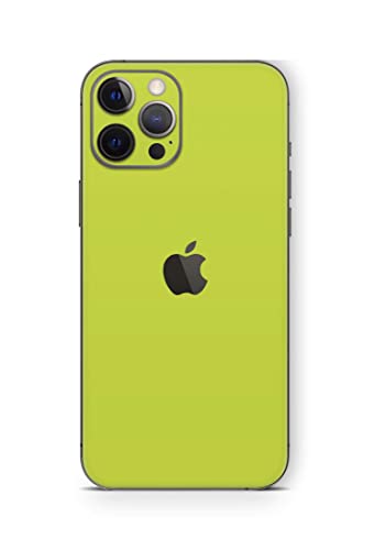 Skins4u Skin Aufkleber kompatibel mit iPhone 13 Cover Schutzfolie Rückseite Kamera Solid State Lime von Skins4u