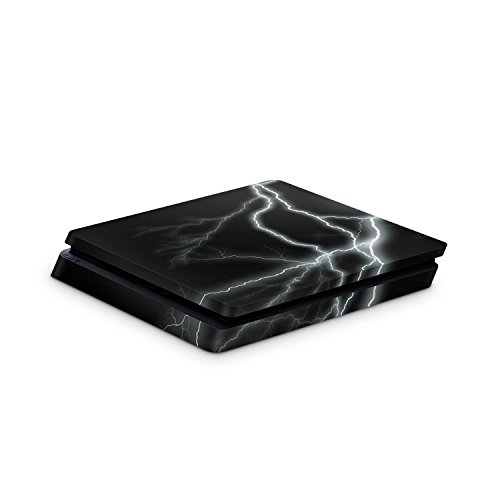 Skins4u Skin Designfolie Aufkleber kompatibel mit Playstation 4 Slim PS4 Apocalypse Black von Skins4u