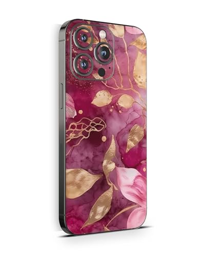 Skins4u Skin für iPhone 15 15 Pro Max 15 Plus 15 Pro Schutzfolie Skins Case Folie Kratzerschutz Design Vinyl Aufkleber (Flower Power, iPhone 15 Plus) von Skins4u