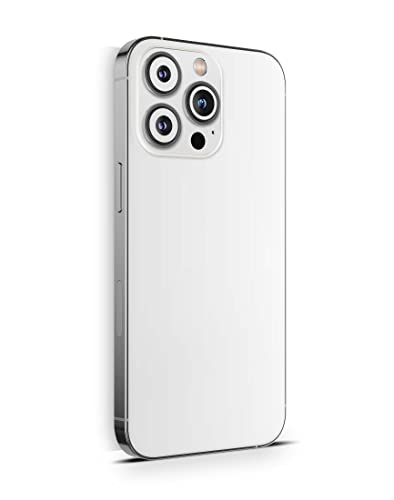 Skins4u Skin für iPhone 15 15 Pro Max 15 Plus 15 Pro Schutzfolie Skins Case Folie Kratzerschutz Design Vinyl Aufkleber (Weiss, iPhone 15 Pro MAX) von Skins4u