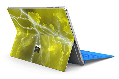 Skins4u Slim Premium Skin Klebeschutzfolie Tablet Schutzfolie Cover für Microsoft Surface Pro 4 5 6 Skins Aufkleber Apocalypse Yellow von Skins4u