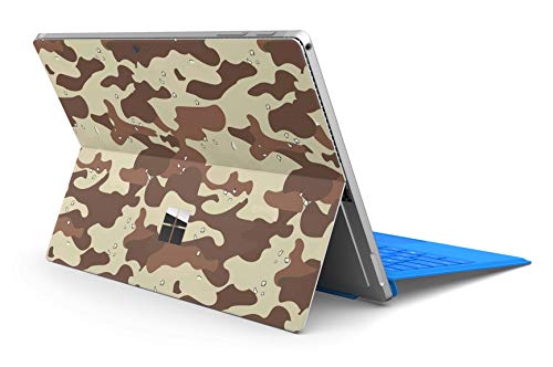 Skins4u Slim Premium Skin Klebeschutzfolie Tablet Schutzfolie Cover für Microsoft Surface Pro 4 5 6 Skins Aufkleber Desert camo von Skins4u