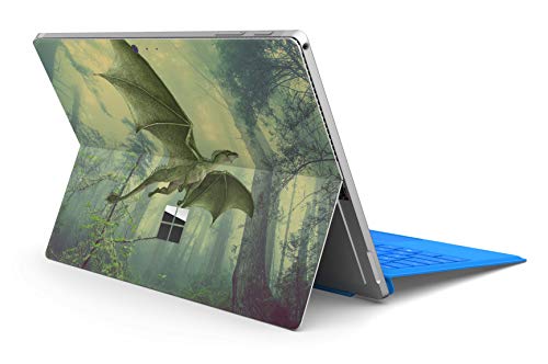 Skins4u Slim Premium Skin Klebeschutzfolie Tablet Schutzfolie Cover für Microsoft Surface Pro 4 5 6 Skins Aufkleber Dragoneer von Skins4u