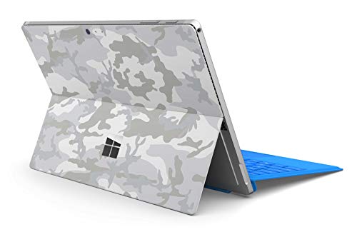 Skins4u Slim Premium Skin Klebeschutzfolie Tablet Schutzfolie Cover für Microsoft Surface Pro 4 5 6 Skins Aufkleber White camo von Skins4u