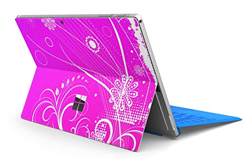 Skins4u Slim Premium Skin Klebeschutzfolie Tablet Schutzfolie Cover für Microsoft Surface Pro 7 Skins Aufkleber Pink Crush von Skins4u