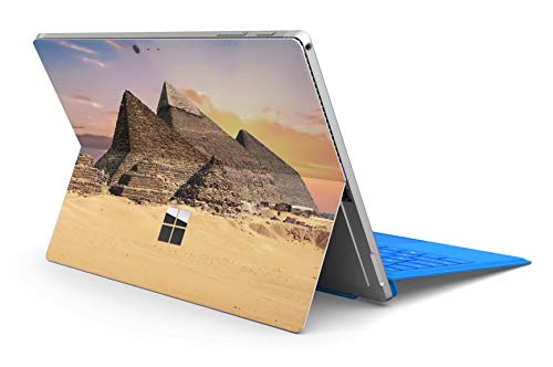 Skins4u Slim Premium Skin Klebeschutzfolie Tablet Schutzfolie Cover für Microsoft Surface Pro 7 Skins Aufkleber Pyramiden von Skins4u