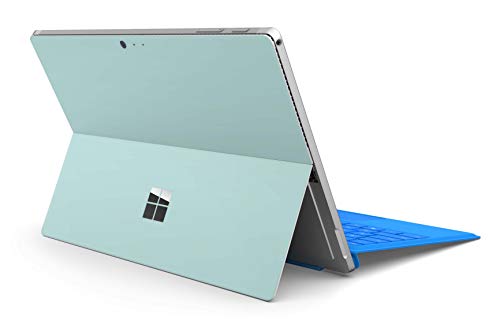 Skins4u Slim Premium Skin Klebeschutzfolie Tablet Schutzfolie Cover für Microsoft Surface Pro 7 Skins Aufkleber Solid State Mint von Skins4u