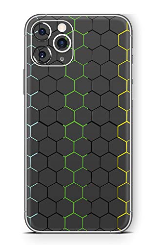 Skins4u Ultra Slim Schutzfolie für iPhone 11 Pro Skins Matte Oberfläche Aufkleber Skin Klebefolie Kratzfest Case Cover Folie Exo Black Rainbow Skins4u Ultra Slim Schutzfolie für iPhone 11 Pro Skins Matte Oberfläche Aufkleber Skin Klebefolie Kratzfest Case Cover Folie Exo Black Rainbow von Skins4u