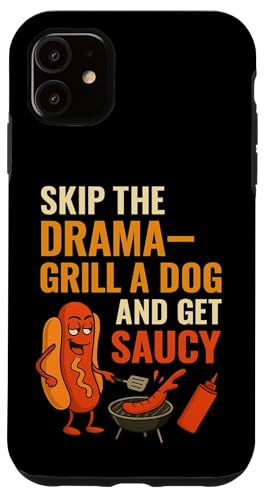 Lustiges Hotdog Grill-Zitat Bekleidung für BBQ Dad Onkel Cousins Hülle für iPhone 11 Lustiges Hotdog Grill-Zitat Bekleidung für BBQ Dad Onkel Cousins Hülle für iPhone 11 von Skip the Drama Grill Dog Hotdog BBQ Humor apparel