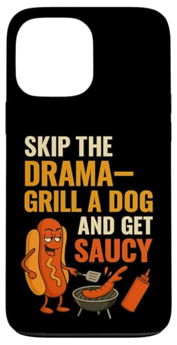Lustiges Hotdog Grill-Zitat Bekleidung für BBQ Dad Onkel Cousins Hülle für iPhone 13 Pro Max von Skip the Drama Grill Dog Hotdog BBQ Humor apparel
