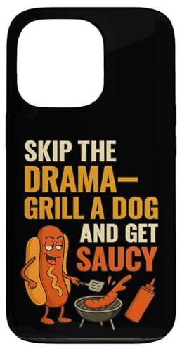 Lustiges Hotdog Grill-Zitat Bekleidung für BBQ Dad Onkel Cousins Hülle für iPhone 13 Pro Lustiges Hotdog Grill-Zitat Bekleidung für BBQ Dad Onkel Cousins Hülle für iPhone 13 Pro von Skip the Drama Grill Dog Hotdog BBQ Humor apparel