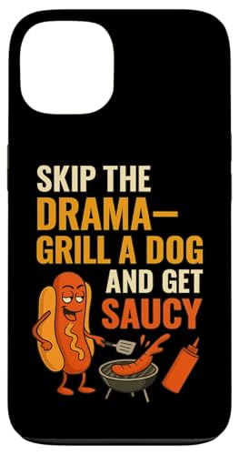 Lustiges Hotdog Grill-Zitat Bekleidung für BBQ Dad Onkel Cousins Hülle für iPhone 13 Lustiges Hotdog Grill-Zitat Bekleidung für BBQ Dad Onkel Cousins Hülle für iPhone 13 von Skip the Drama Grill Dog Hotdog BBQ Humor apparel