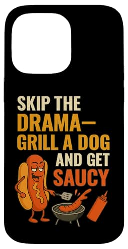 Lustiges Hotdog Grill-Zitat Bekleidung für BBQ Dad Onkel Cousins Hülle für iPhone 14 Pro Max Lustiges Hotdog Grill-Zitat Bekleidung für BBQ Dad Onkel Cousins Hülle für iPhone 14 Pro Max von Skip the Drama Grill Dog Hotdog BBQ Humor apparel