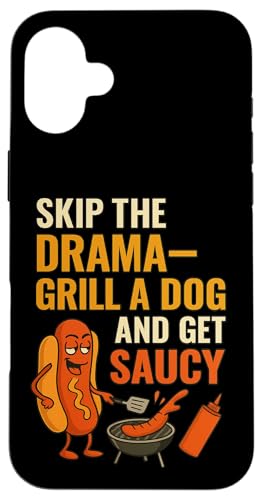 Lustiges Hotdog Grill-Zitat Bekleidung für BBQ Dad Onkel Cousins Hülle für iPhone 16 Plus Lustiges Hotdog Grill-Zitat Bekleidung für BBQ Dad Onkel Cousins Hülle für iPhone 16 Plus von Skip the Drama Grill Dog Hotdog BBQ Humor apparel