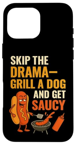 Lustiges Hotdog Grill-Zitat Bekleidung für BBQ Dad Onkel Cousins Hülle für iPhone 16 Pro Max Lustiges Hotdog Grill-Zitat Bekleidung für BBQ Dad Onkel Cousins Hülle für iPhone 16 Pro Max von Skip the Drama Grill Dog Hotdog BBQ Humor apparel