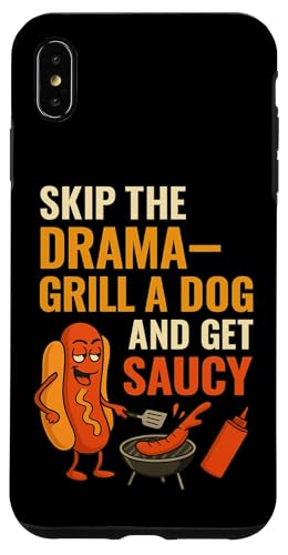 Lustiges Hotdog Grill-Zitat Bekleidung für BBQ Dad Onkel Cousins Hülle für iPhone XS Max Lustiges Hotdog Grill-Zitat Bekleidung für BBQ Dad Onkel Cousins Hülle für iPhone XS Max von Skip the Drama Grill Dog Hotdog BBQ Humor apparel