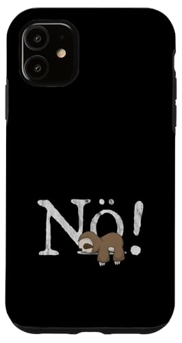 SkizzenMonsters Lässige Faultiere Hülle für iPhone 11 Nö Kawaii Faultier Kein Bock Einfach Nein Nope Fun Robuster Schutz Polycarbonat Thermoplastisches Polyurethan Basic Case SkizzenMonsters Lässige Faultiere Hülle für iPhone 11 Nö Kawaii Faultier Kein Bock Einfach Nein Nope Fun Robuster Schutz Polycarbonat Thermoplastisches Polyurethan Basic Case von SkizzenMonsters Lässige Faultiere