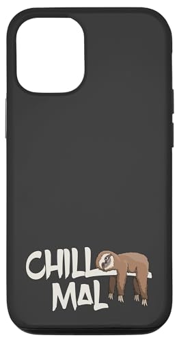 Hülle für iPhone 12/12 Pro Chill Mal Faultier Cooles Lässiges Faulenzer Faulpelz von SkizzenMonsters Lässige Faultiere