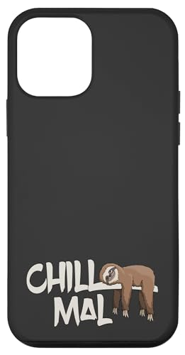 Hülle für iPhone 12 mini Chill Mal Faultier Cooles Lässiges Faulenzer Faulpelz von SkizzenMonsters Lässige Faultiere