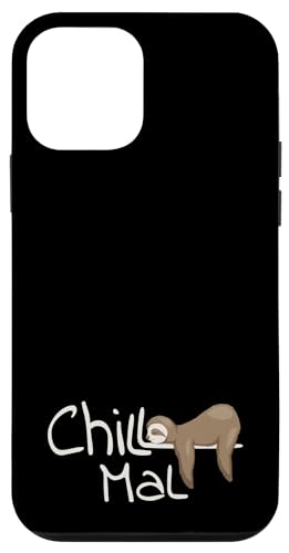 Hülle für iPhone 12 mini Chill Mal Faultier! Lässiges Faules Anti-Stress Schlaf-Tier von SkizzenMonsters Lässige Faultiere