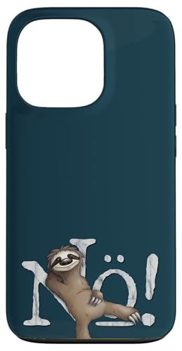 Hülle für iPhone 13 Pro Nö Statement Kein Bock Einfach Nein Nope Faultier Fun Hülle für iPhone 13 Pro Nö Statement Kein Bock Einfach Nein Nope Faultier Fun von SkizzenMonsters Lässige Faultiere