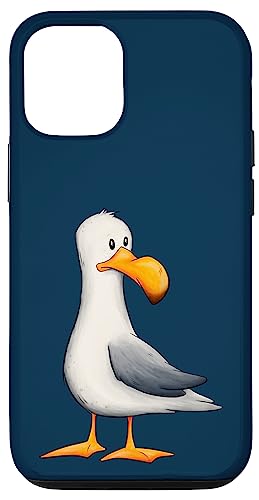 Hülle für iPhone 12/12 Pro Lustige Möwe Nordsee Ostsee Meeres-Vogel von Skizzenmonster Maritime Meer Kunst