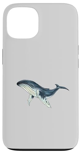 Skizzenmonster Maritime Meer Kunst Hülle für iPhone 13 Buckelwal Tiefsee Meeresbewohner Ozean-Riese Wal Schutzhülle aus Polycarbonat und TPU von Skizzenmonster Maritime Meer Kunst