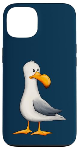Hülle für iPhone 13 Lustige Möwe Nordsee Ostsee Meeres-Vogel von Skizzenmonster Maritime Meer Kunst