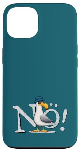 Hülle für iPhone 13 Nö Kein Bock Nichtstun Nordsee Ostsee schlechte Laune Möwe von Skizzenmonster Maritime Meer Kunst
