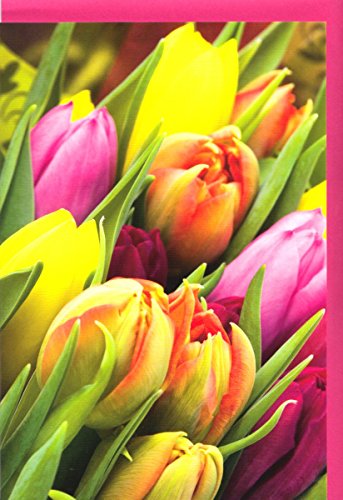 Grußkarte Tulpen-Blüten endlich Frühling von Skowronski & Koch Verlag