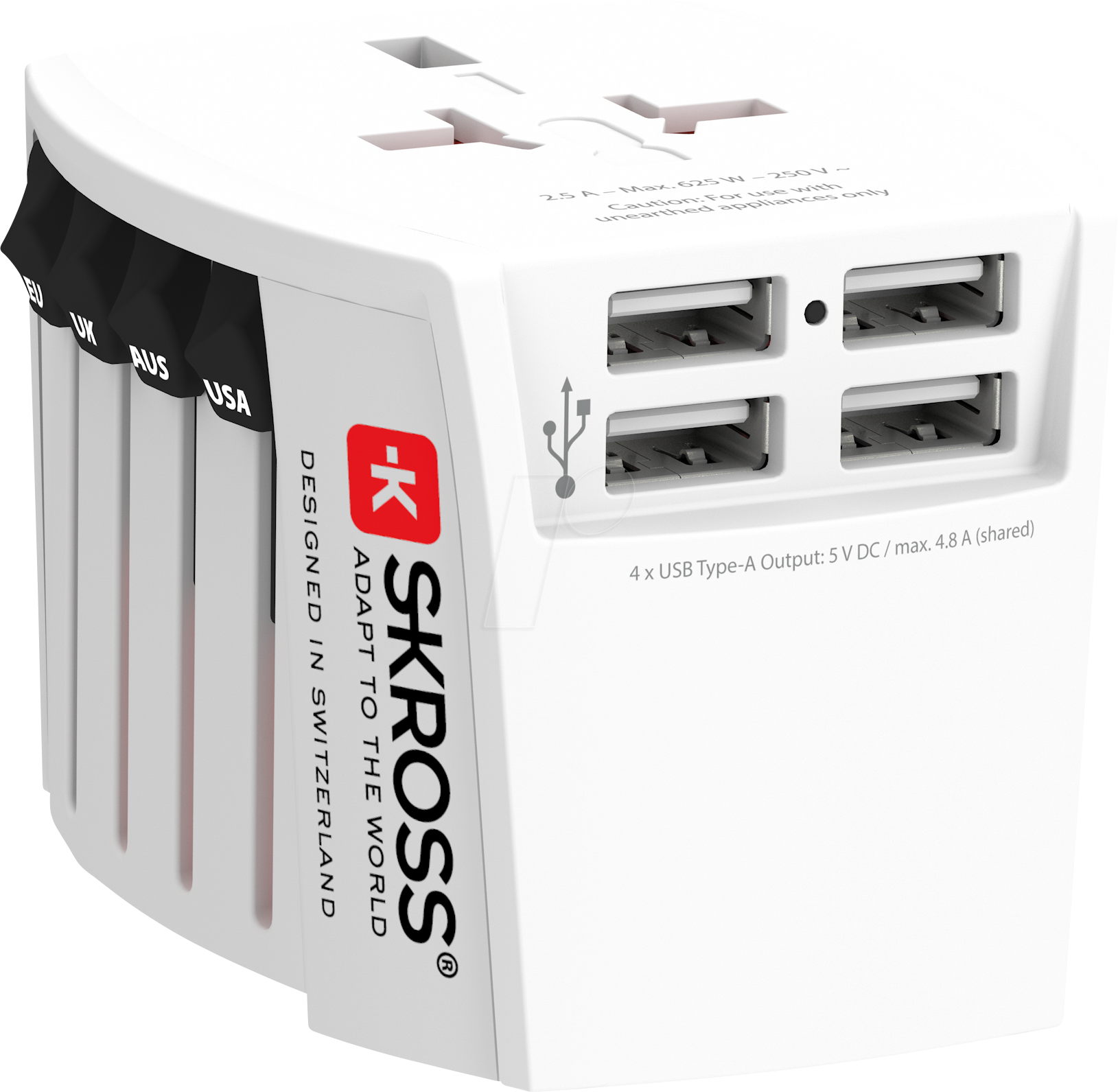 SKROSS 1302961 - SKROSS MUV, 4x USB-A von Skross