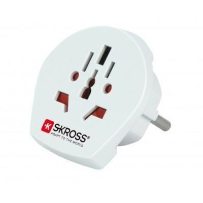 SKROSS Country Adapter World to Europe (16A) Reiseadapter 1500211-E von Skross