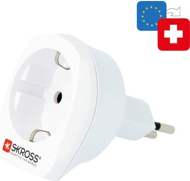 Skross 1.500205-E Reiseadapter CA EU to CH (1.500205-E) von Skross