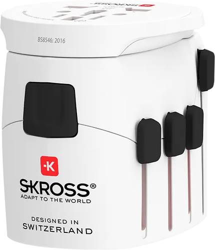 Skross 1.500230-1 Reiseadapter CA EU to UK (BULK) von Skross