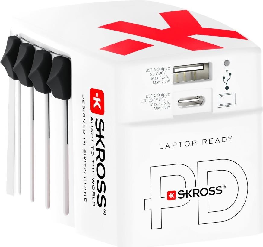 Skross 1302333 Reiseladegerät World AC65PD (1302333) von Skross