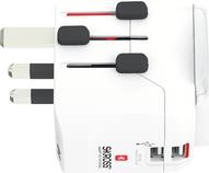 Skross 1302470 Reiseadapter Pro Light USB (2xA) -World (1302470) von Skross