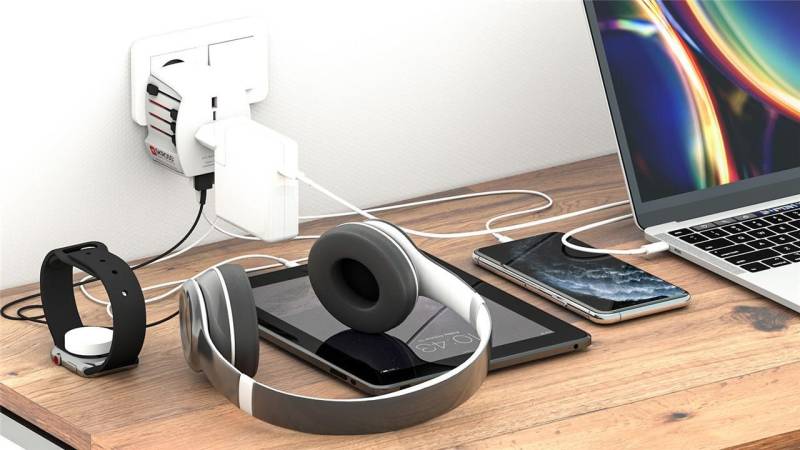 Skross 1302961 Reiseadapter MUV USB (4xA) (1302961) von Skross