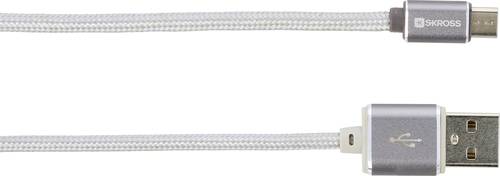 Skross USB-Kabel USB 2.0 USB-A Stecker, USB-Micro-B Stecker 1.00m Silber 2700240 Skross USB-Kabel USB 2.0 USB-A Stecker, USB-Micro-B Stecker 1.00m Silber 2700240 von Skross