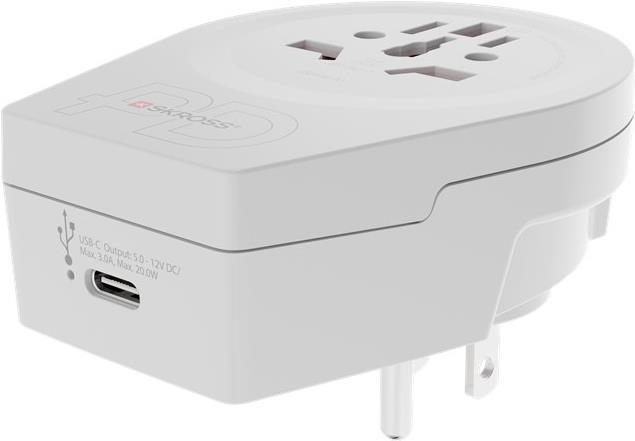 Skross World Adapter - World to USA USB-C PD (64716) von Skross