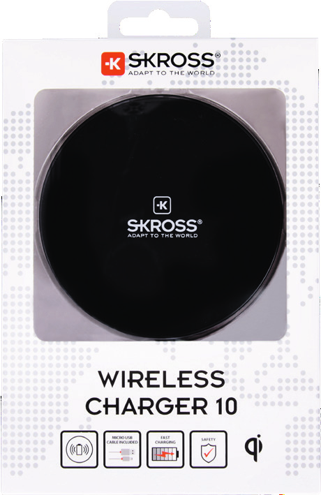 [head]Produkttext[/head]Skross 2.800200 Wireless Charger 10 Schwarz (40774) von Skross
