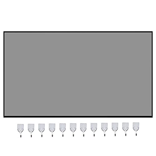 Skrskr Beamer Leinwand 16:9 HD Faltbarer Bildschirm Projektor Lichtschutz Vorhang Aus Metall Für Tragbare Anti Falten Projektionsfil-me, 60-130 Zol von Skrskr