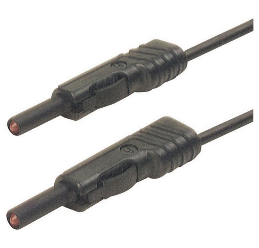 SKS Hirschmann Kabelzubehör SKS Hirschmann MLB 200/1 V sw Messleitung [Lamellenstecker 4 mm - Lame, (MLB 200/1 V sw) von Sks Hirschmann