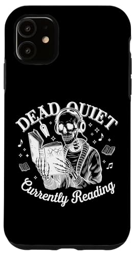 Dead Quiet Kopfhörer mit Totenkopf-Design Hülle für iPhone 11 Dead Quiet Kopfhörer mit Totenkopf-Design Hülle für iPhone 11 von Skull Reading Book Dead Quiet Currently