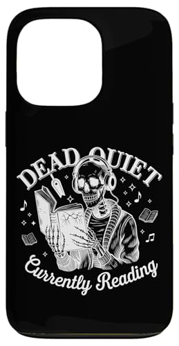 Dead Quiet Kopfhörer mit Totenkopf-Design Hülle für iPhone 13 Pro Dead Quiet Kopfhörer mit Totenkopf-Design Hülle für iPhone 13 Pro von Skull Reading Book Dead Quiet Currently