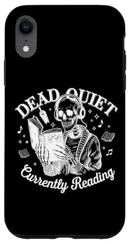Dead Quiet Kopfhörer mit Totenkopf-Design Hülle für iPhone XR Dead Quiet Kopfhörer mit Totenkopf-Design Hülle für iPhone XR von Skull Reading Book Dead Quiet Currently