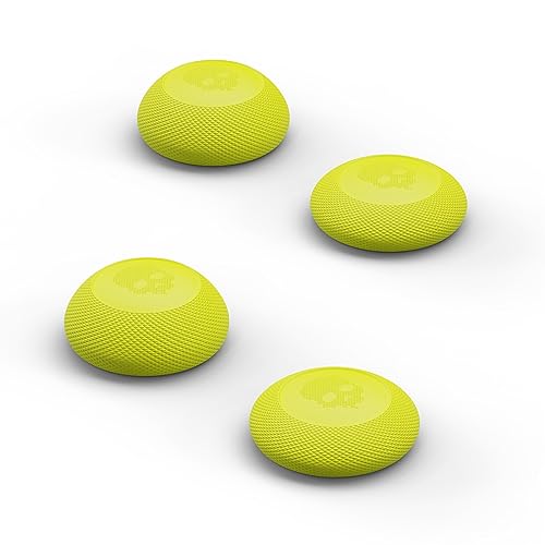 Skull & Co. Convex Thumb Grip Caps Joystick Cap Analog Stick Cover Thumbstick Grip Cover for Xbox (XSX/XB1) Controller - Neon Yellow, 2 Pairs (4pcs) von Skull & Co.