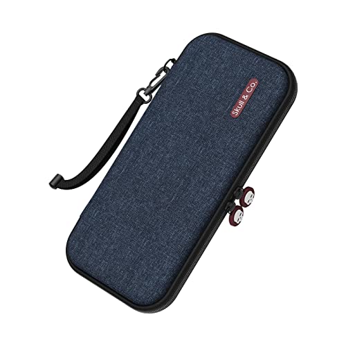 Skull & Co. Every Day Slim Carrying Case for Nintendo Switch OLED and Regular Switch: Portable Hard Shell Protective Travel Case - Denim von Skull & Co.